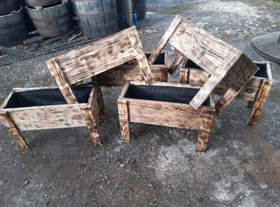 Raised garden boxes