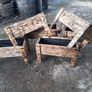 Quarter barrel planters Image 3