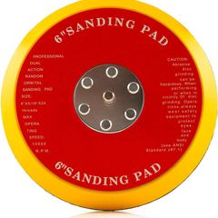 12716 Dual Action Sanding Pad, DA Hook and Loop Sander Backer | 5/16"-24 | 150 mm