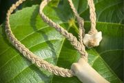 1 Tribal Style Ethically Sourced Bone and Cord Necklace
