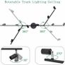 6 Way GU10 6W Ceiling Light Fitting, Spot Light Ceiling Spotlight Swiveling Lamp Light Bases Angle Adjustable (Bulbs Not Included) Image 6