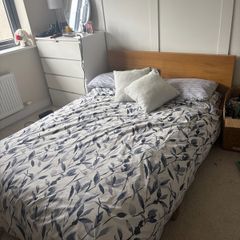 double bed & mattress