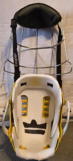 yellow cooper helmet