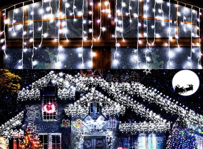 Christmas Icicle Fairy Lights 96Leds 4M