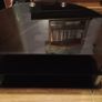 Black glass tv unit Image 2