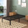 Teen 3ft Single Bed Frames with Rounded Corner Legs, Heavy Duty Metal Bed Frame Single with Steel Slats Support, Single Bed 36 cm High, Noise Free, Easy Assembly Image 3