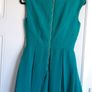 Louche Bergen Cowl Neck Dress Green Size Small 10 Image 3