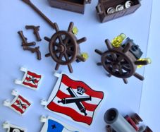 Lego Accessories and Attachments from Various Ships from the 1990s
