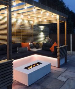 FREE EXPRESS SHIPPING Festoon Lights Outdoor Mains Powered, S14 50FT Led Outdoor String Lights, Warm White 2700K, Waterproof IP65, Great Garden Terrace Patio Outside Lights