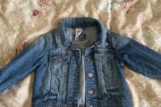 baby denim jacket H&amp;M size 9-12 m