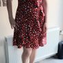 Ladies Marc Angelo Leopardprint Wrap Style Dress Size 10 Image 9