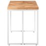 Dining Table 120x60x76 cm Solid Acacia and Mango Wood Image 5