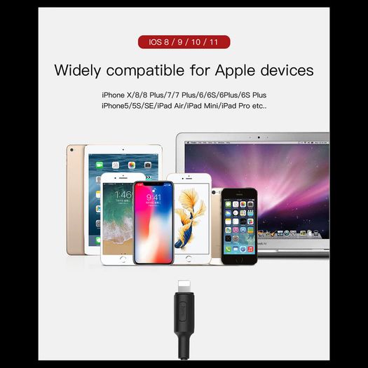 iPhone Lightning Cable To Usb For  Iphone X 11 8 7 6 5 iPhone Charger Cable(OUT OF STOCK)