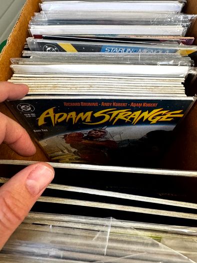 DC Long Comic Box w 250 comics for Sale