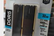 Brand New Pc Ram Crucial Pro Oc 32gb 2x16gb Ddr5 6000mhz Xmp Expo
