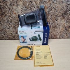 Sony Aqty Pack Cybershot Camera Waterproof Case Casing Apk-wa Brand New For Dsc-w