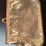 Vintage Whiting & Davis Gold Mesh Evening Purse Image 3