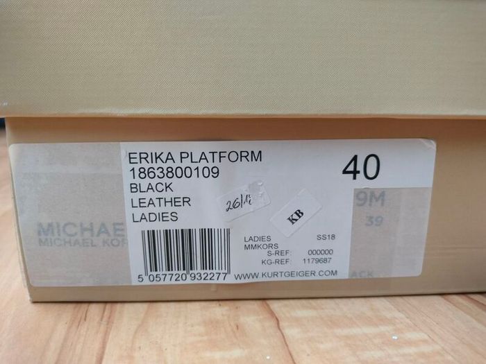 Michael Kors Emily Platform Black 40/7