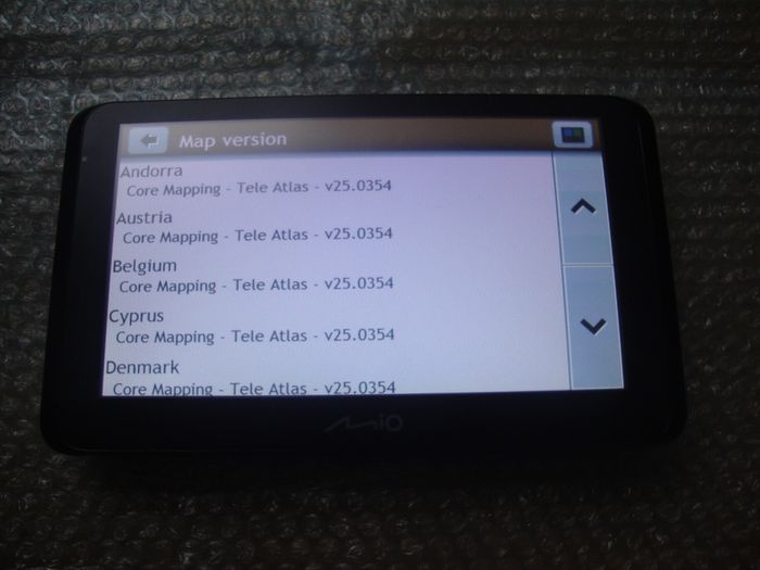 sat nav gps Mio Spirit 8670 LM for Truck, Westeurope 2025