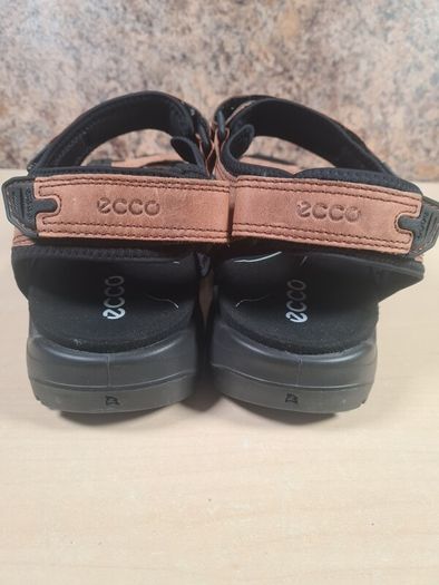 mens ECCO YUCATAN walking sandals brown leather shoes Size UK 10 EU 45