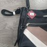 Black beige cream shoulder bag Image 7