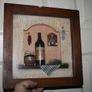Arister Gifts Wine Shadow Box Wall Hanging Rustic Kitchen Decor 3D With Plaque Image 5