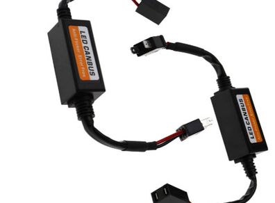 2X H7 LED Headlight Canbus Decoder Error Free Warning Anti Flicker Resistor
