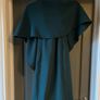 BNWT COAST forest green cape shift dress size 12 Image 2
