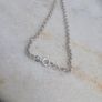 sterling cross and chain Image 4