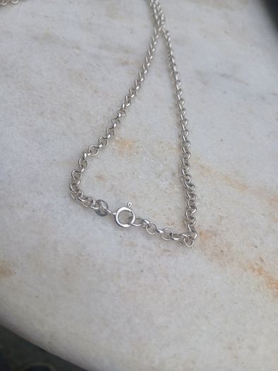 sterling cross and chain