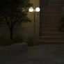 Garden Lamp Post 2 Lamps 220cm Image 3