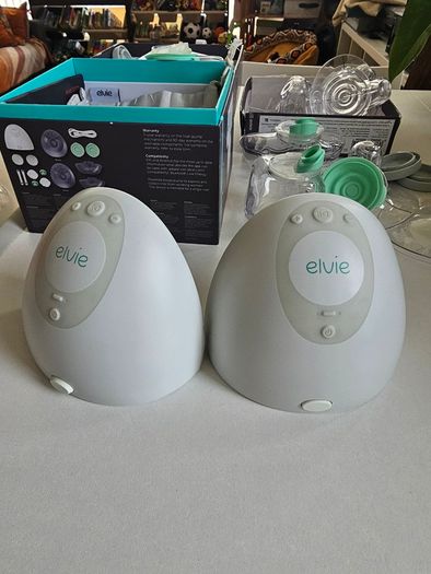 Two Elvie Breast Pump + extras