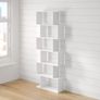 190.5cm X 70cm Modern Style Geometric Bookcase Multiple Colours Available (free Postage) Image 3