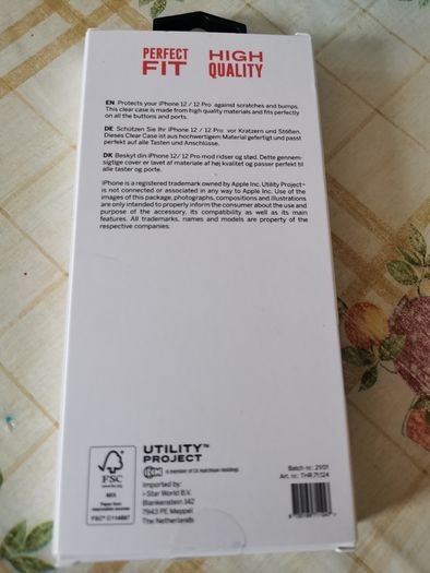 NEW - Iphone 12 pro slim case