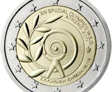 Greece 2 Euro Commemorative Coin 2011 - The Special Olympics World Summer Games - Athens 2011. Uncirculated.