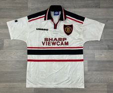 Genuine Vintage 1997 Umbro Manchester United Away Jersey Shirt Mens Medium