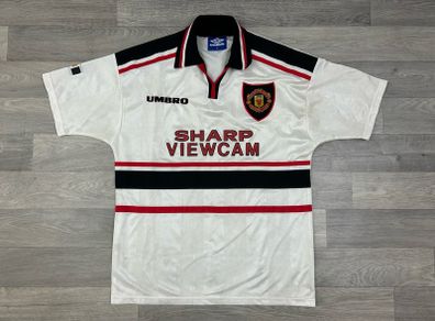 Genuine Vintage 1997 Umbro Manchester United Away Jersey Shirt Mens Medium
