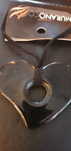 Murano Glass Heart Pendant