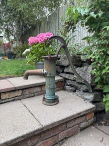 Antique water pump