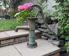 Antique water pump