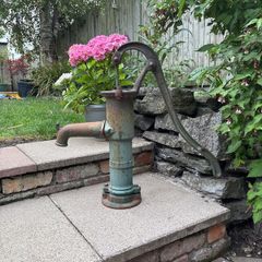 Antique water pump