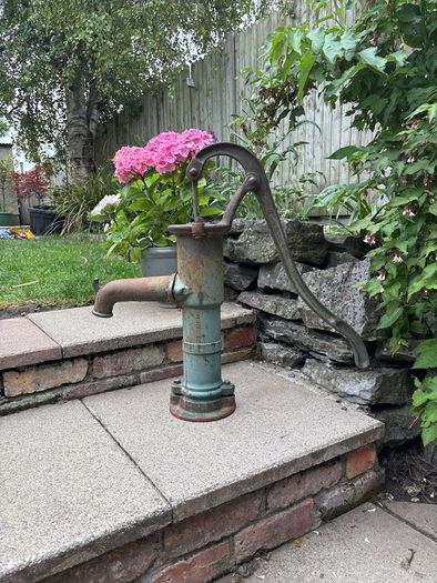 Antique water pump