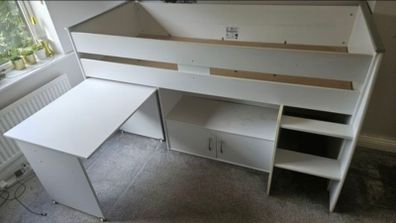 Kids mid-sleeper bed Harvey Norman used