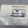 Vintage PXL 200 14-Inch Colour CRT TV With Manual & RF Modulator Image 4