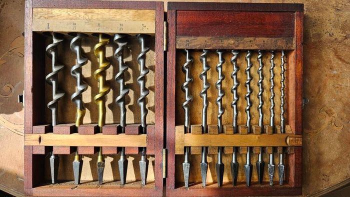Gilpin's auger bits, complete boxed set