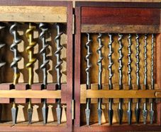 Gilpin's auger bits, complete boxed set