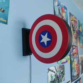Captain America wall lights box