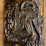Wall plaque copper Book of Kells Image 2