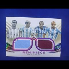 2024 Futera Incredible Reminisce Pablo Zabaleta Dual Patch / Jersey Relic