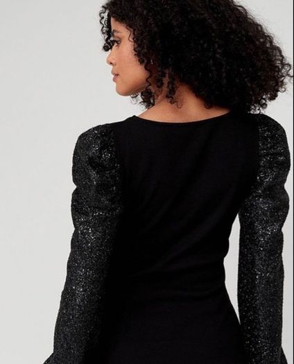 Black sparkly Top